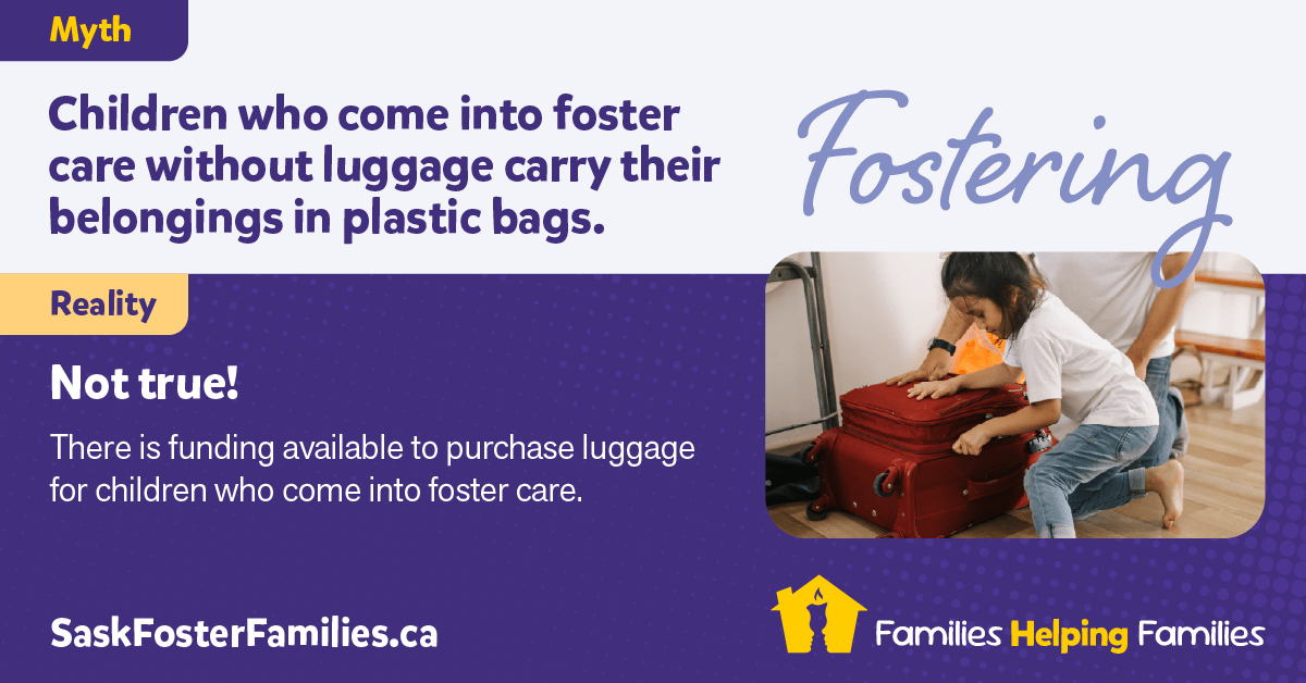 Fostering Myth vs Reality - Myth: Foster families can't have two working parents. Reality: Yes you can! If you have a desire and devotion to foster, we'll help find a foster child placement appropriate for your work situation. Consider fostering.